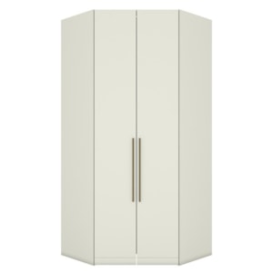 Guarda Roupa Modulado Canto Closet Predileto 2 Portas Areia - Móveis Henn 