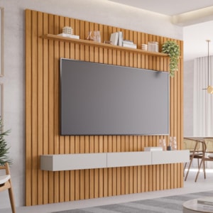 Home Maragogi 2.3 Nature/Off White para TV até 84” - Permóbili