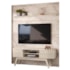 Home Piso-Teto Laguna Calacata/Off White para TV até 75” - Madetec