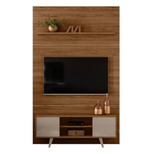 Home Piso-Teto Panorama Fendi/Naturale para TV até 65” - Madetec