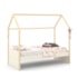 Jogo de Quarto Infantil Kids Liv com Organizador, Cama e Auxiliar New Off White/Natural - Matic Móveis 