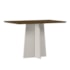 Mesa de Jantar Anitta 120x80 Off White/Imbuia Tampo em MDF - New Ceval