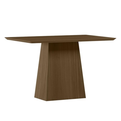 Mesa de Jantar Bárbara 120x80 Imbuia Tampo em MDF - New Ceval