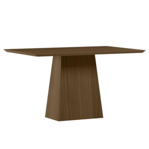 Mesa de Jantar Bárbara 135x90 Imbuia Tampo em MDF - New Ceval