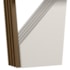 Mesa de Jantar Veneza 120x80 Imbuia/Off White Tampo em MDF com Vidro - New Ceval