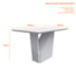 Mesa de Jantar Veneza 120x80 Imbuia Tampo em MDF - New Ceval