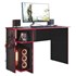 Mesa para Computador Gamer 3875 Preto Fosco/Vermelho - Qmovi