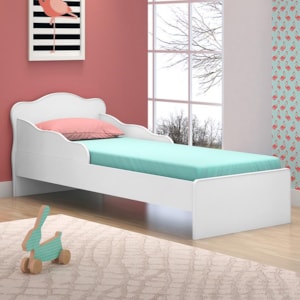 Mini Cama Juvenil Doce Sonho Branco - Qmovi 