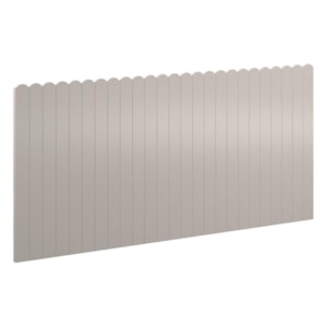 Painel de Parede Farm 225x109x37cm Cinza com LED - Matic Móveis