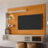 Painel Home Suspenso Frizz Select Cinamomo/Off White para TV até 50” - Madetec