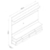 Painel Home Suspenso Lana 1.8 Calacata/Off White para TV até 60” - Madetec