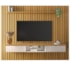 Painel Ripado You Illusion 2.7 Cinamomo/Off White  para TV até 75” - HB Móveis