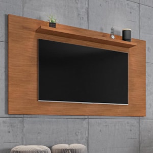 Painel Suspenso Esmeralda 158cm Cedro para TV até 60” - Casa D