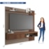 Painel Suspenso Jade 1.8 Fendi/Havana para TV até 65” - Caemmun