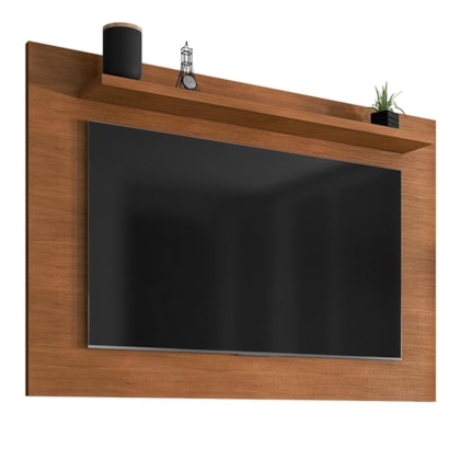 Painel Suspenso Safira 135cm Cedro para TV até 50” - Casa D