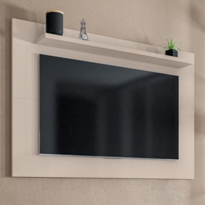 Painel Suspenso Safira 135cm Off White para TV até 50” - Casa D