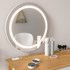 Penteadeira Tifanny Espelho Giratório com LED Branco Soft/Freijó/Eco Wood - Matic Móveis 