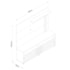 Rack Bancada com Painel Frizz Calacata/Off White para TV até 65” - Madetec