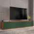 Rack Bancada Eros 180cm Cedro/Verde Oliva para TV até 60” - Casa D