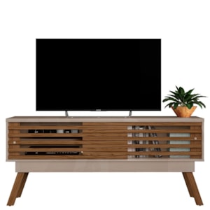 Rack Bancada Frizz 1.5 Fendi/Naturale para TV até 65” - Madetec