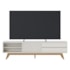 Rack Bancada Veneza Off White Matte para TV até 75” - Colibri