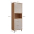 Torre Quente Eloise 70cm 1 Forno Freijó/Off White - MGM