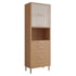 Torre Quente Estela 70cm 1 Forno Freijó/Off White - MGM